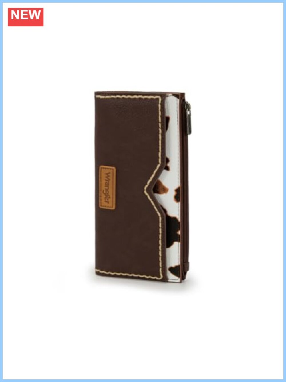 RFID Blocking Bifold Wallet Full Grain Leather Wristlet Clutch